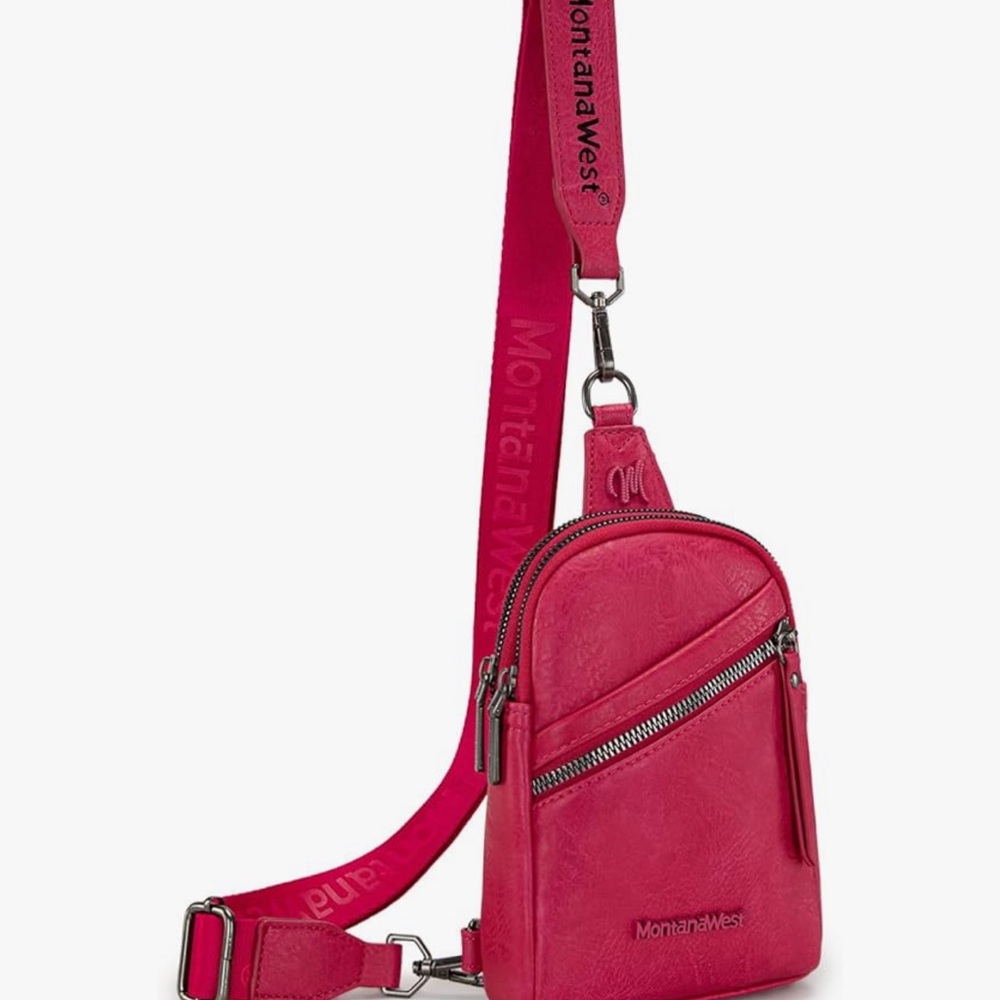 Montana West Pink Crossbody Bag